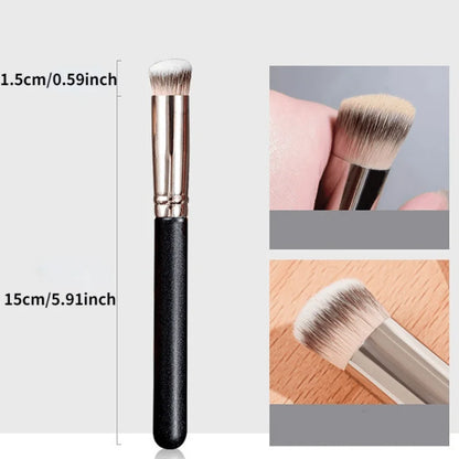 Premium Foundation Concealer Brush - Flawless Contour Blusher Brushes for Dense Face Makeup Blending (1/2/5 pcs)