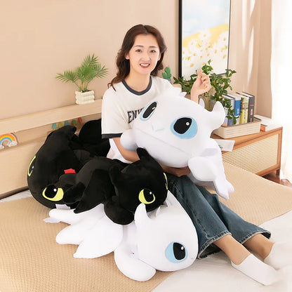 MINISO Little Flying Dragon Plush Toy - Toothless Doll Pillow, Party Model, Ideal Birthday Gift for Girls