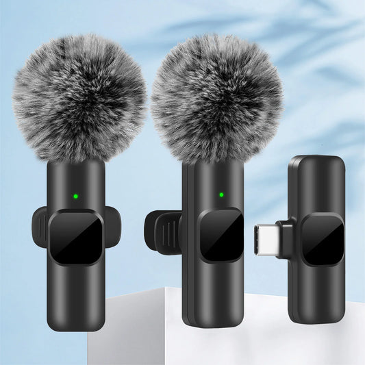 NEW Wireless Lavalier Microphone – Mini Mic for Audio Video Recording on iPhone, Android, Laptop, and Mobile Gaming