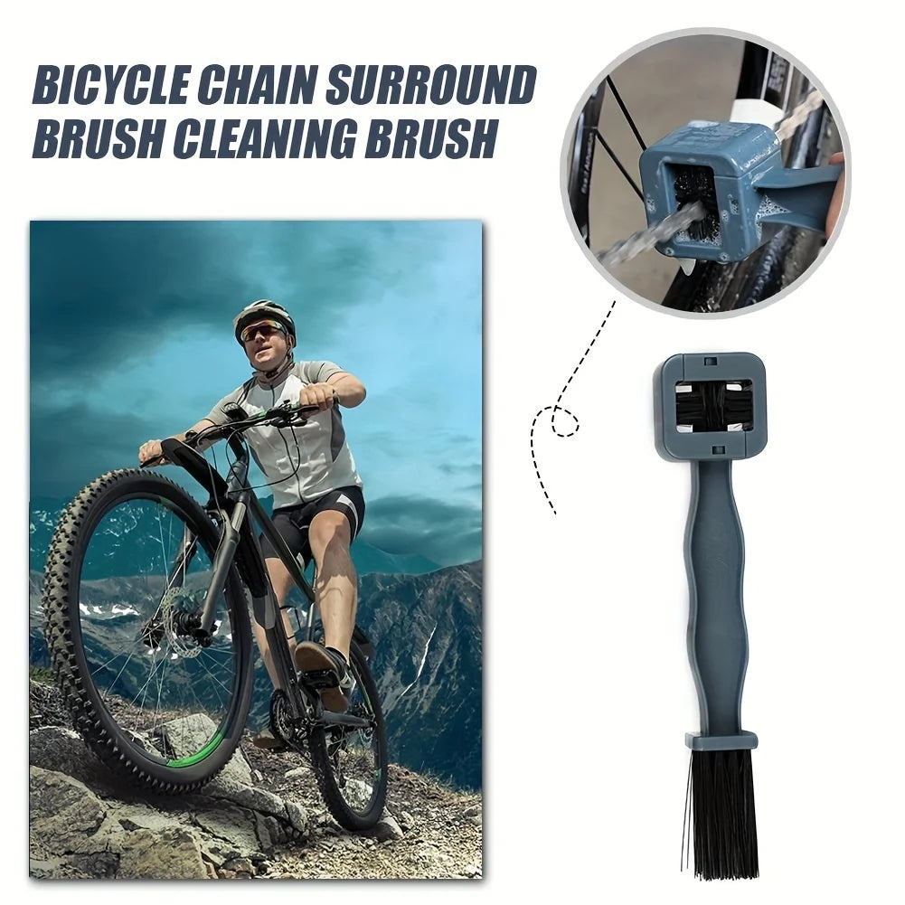 Premium Bike Chain Cleaning Brush - Effortlessly Remove Dirt & Grime - Keep Your Bike Chain Pristine!