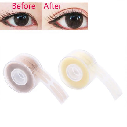 Double Eyelid Sticker Eyelid Tape: Clear Beige Fold Eyelid Stripe for Natural Invisible Big Eyes Makeup - Beauty Tools