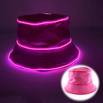 New Pearlescent Cowboy Hat - Glowing Cowgirl Cap for Dance Costumes, Neon Nightclub Decor