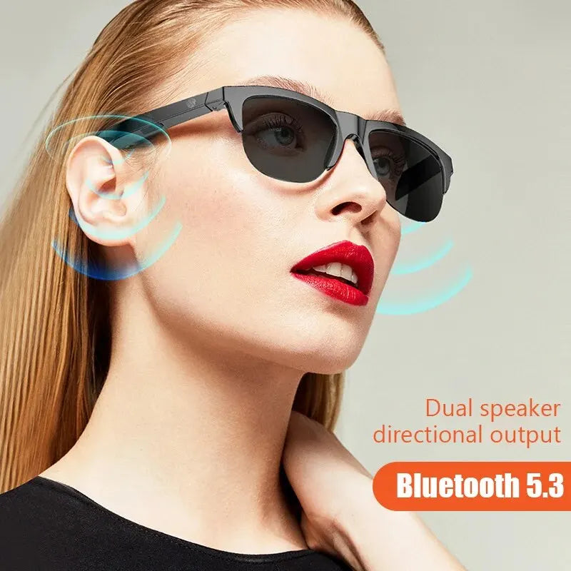 F06 Bluetooth Glasses - HD UV Protective Lens - Wireless Bluetooth Headset for Driving - Wireless Headphones Earphones