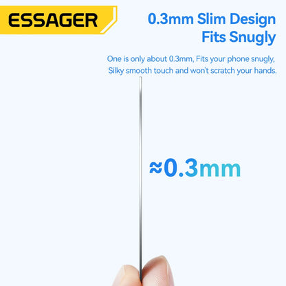 Essager 2PCS Magnetic Metal Rings for MagSafe - Compatible with iPhone 15, 14, 13, 12 Pro and Android Phones for Wireless Charging