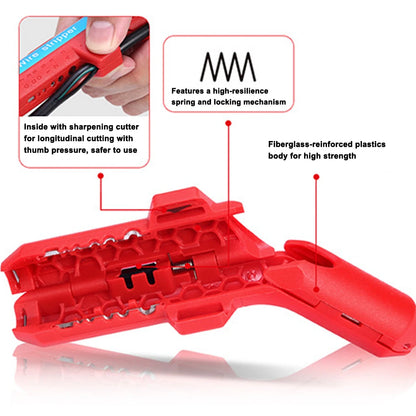 Multi-Functional Wire Stripper Cable Crimper Pliers - Crimping, Stripping, and Cutting Tool - Handy Multi-Tool