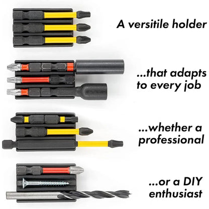 Magnetic Drill Bit Holder for Dewalt/Milwaukee Impact Drivers and Electric Drills - Screwdriver Bits Holder, Power Tool Accessories