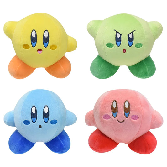 Kawaii Kirby Plush Doll - Soft Stuffed Anime Cartoon Toy, Ideal Christmas and Birthday Gift for Children