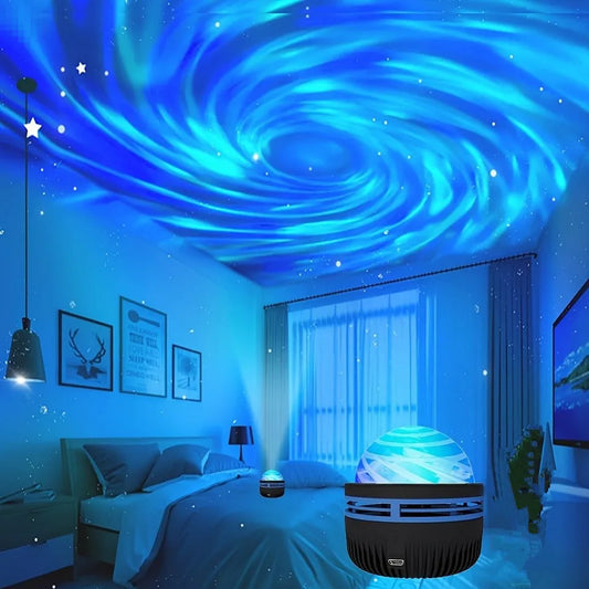 LED Galaxy Projector Light – Colorful Sky Projection, Bedroom Night Light for Kids, Ideal Christmas and Party Decoration