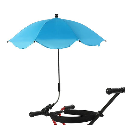 Universal Adjustable Baby Car Pram Umbrella - UV Sunshade for Stroller Accessories, Portable Sun Visor Parasol