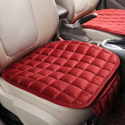 Winter Car Seat Cover - Warm & Breathable Seat Cushion | Anti-Slip Universal Front Chair Pad for Vehicle | Auto Seat Protector