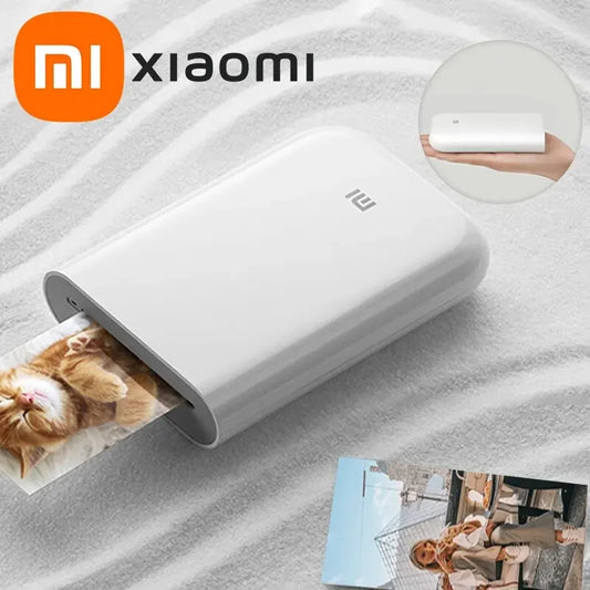 New Original Xiaomi Portable Mini Pocket Photo Printer | Wireless Bluetooth Thermal Print | AR Video | Mijia ZINK Self-Adhesive Color