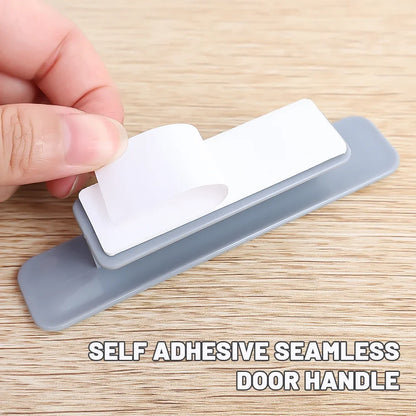 Self-Adhesive Drawer Handles: Set of 4/2PCS, Window Cabinet & Wardrobe Handle Organizer - Easy Paste Open Sliding Door Knob Auxiliary Device