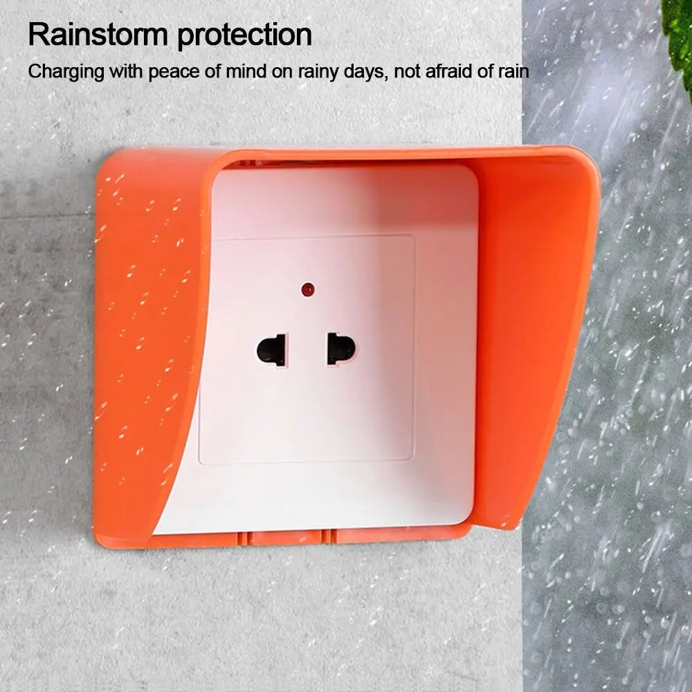 1Pcs Waterproof Electric Plug Cover: 86 Type Outdoor Socket Rainproof Box for Charging Pile, Socket, and Switch Protection