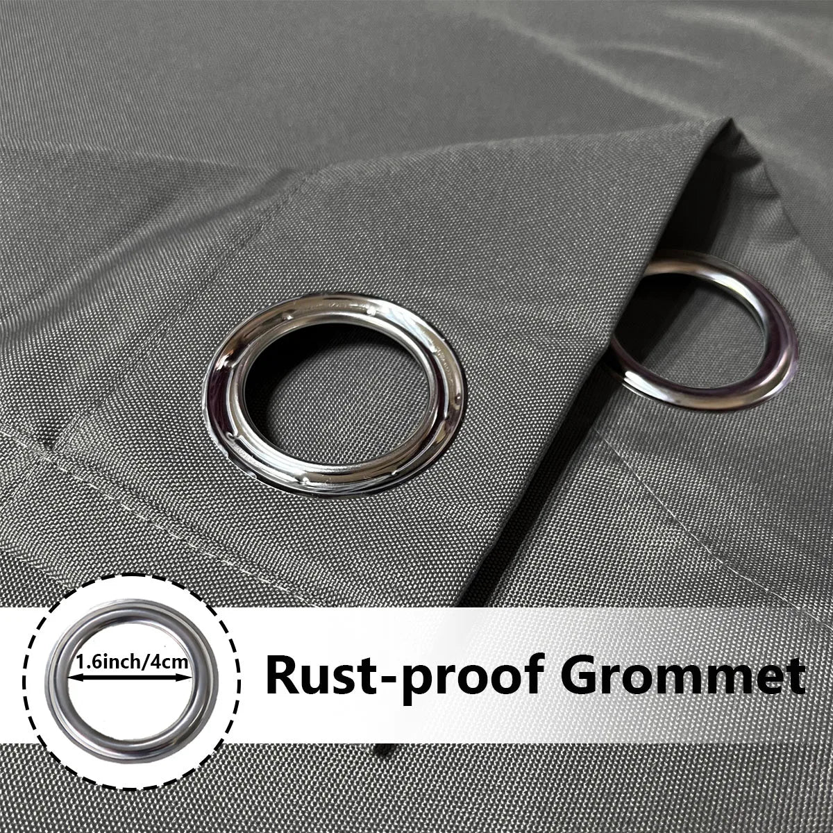 Waterproof Outdoor Privacy Grommet Top Curtain: Ideal for Porch, Pergola, Cabana, Patio - Enhance Your Outdoor Space with 1PC!