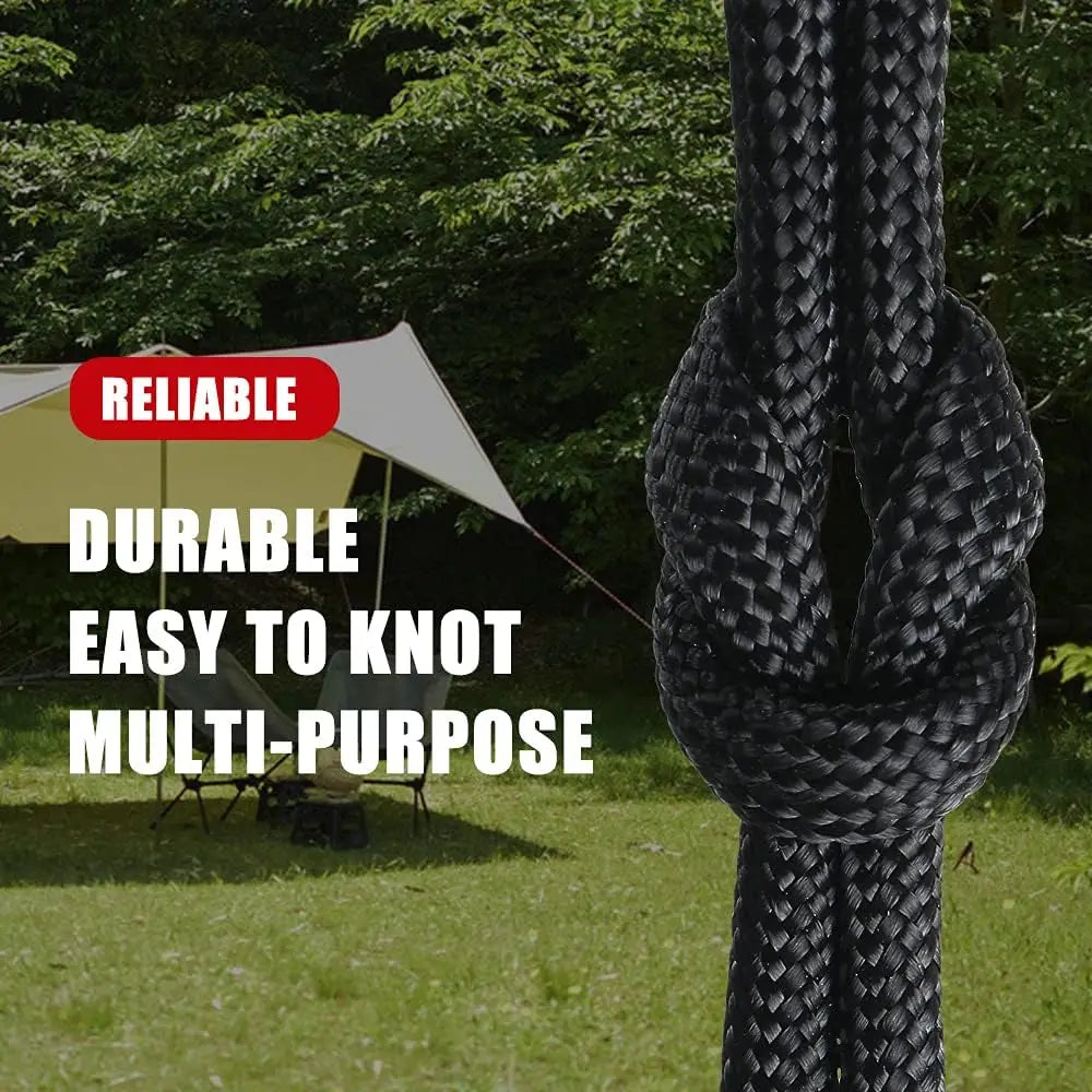 9 Core 650lb Paracord - Military Tactical Survival Parachute Rope, 4mm Diameter - Perfect for DIY Lanyards, Bracelets, Dog Collars and Tents