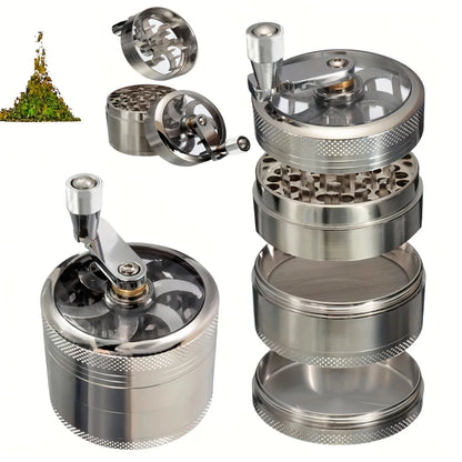 Nut and Hard Spice Grinder - Hand Tool for Nutmeg, Ginger, Rock Salt, and Peppercorn Crushing