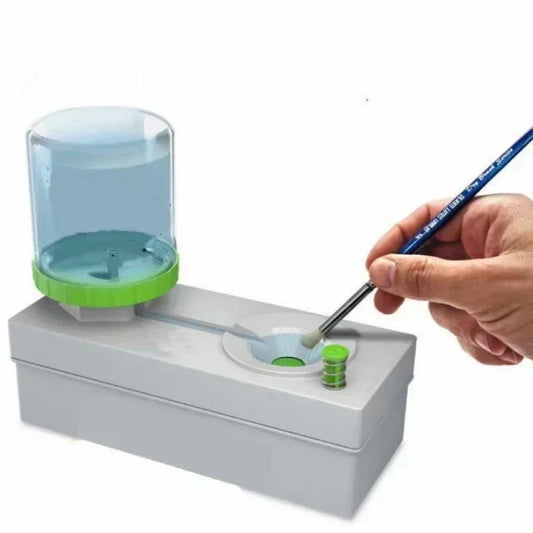 Creative Novelty Fast Watercolor Pen Brush Washer - Convenient One-Click Water Circulation and Replacement System