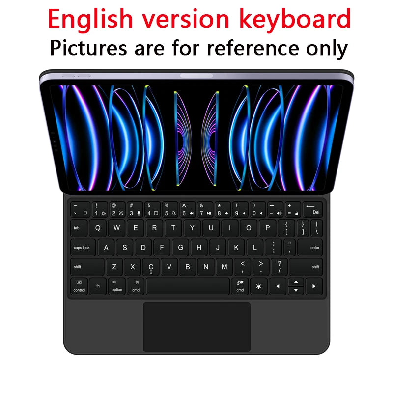 Magic Keyboard for iPad Pro 11/12.9, Air 4/5, iPad 10th Gen - Smart Cover Magnetic Case for iPad Pro 12.9 (3rd-6th Gen)