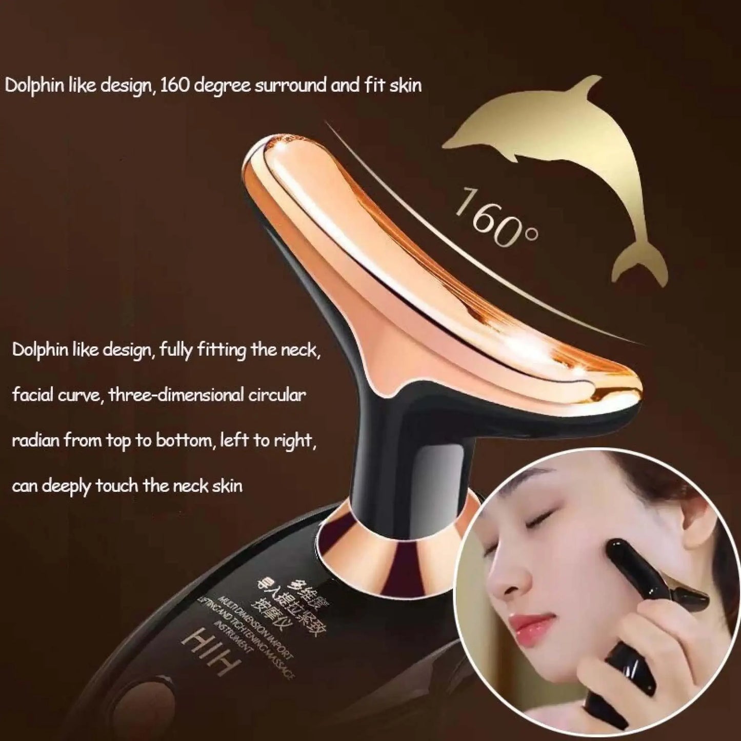 3 in 1 Face Massager for Neck, Facial, and Eye - Microcurrent Skin Rejuvenation and Anti-Aging Beauty Device