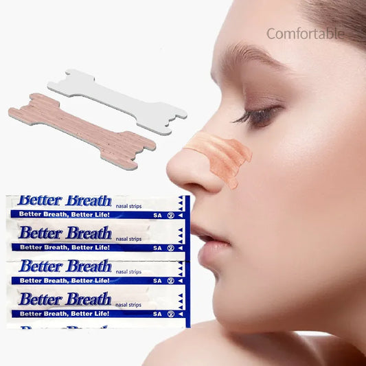 10/50PCS Breath Nasal Strips - Stop Snoring Nose Patch, Good Sleeping Aid Product, Easier Breath Sleep Aid Device