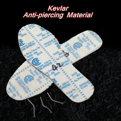 Kevlar Anti-Puncture Safety Shoe Insoles - Outdoor Work Site, Stab-Resistant Soft Pads for Labor Protection