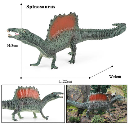 Oenux Dinosaurs World Action Figures - Savage Jurassic Collection Featuring Indominus Rex, Spinosaurus and Triceratops, Ideal Kids Gift