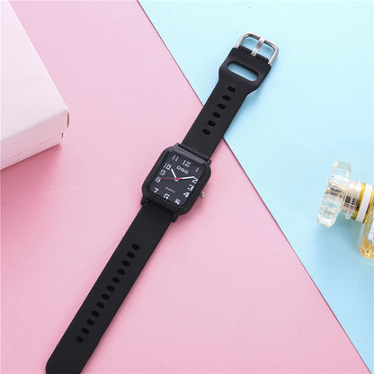 Fashion Sports Women’s DQG Brand Watch – Simple Rectangle Quartz, Casual Silicone Strap, Ladies Dress Wristwatch, Gift Ready