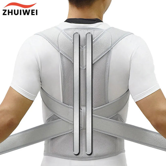 New Upper Back Posture Corrector: Clavicle Support Brace for Straight Shoulders - Shoulder Strap Corrector