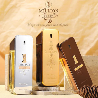 2024 Soft Golden Millionaire Men's Leather Fragrance | Seductive 100ml Gift for Men and Women | Perfect for Festivals and Birthdays