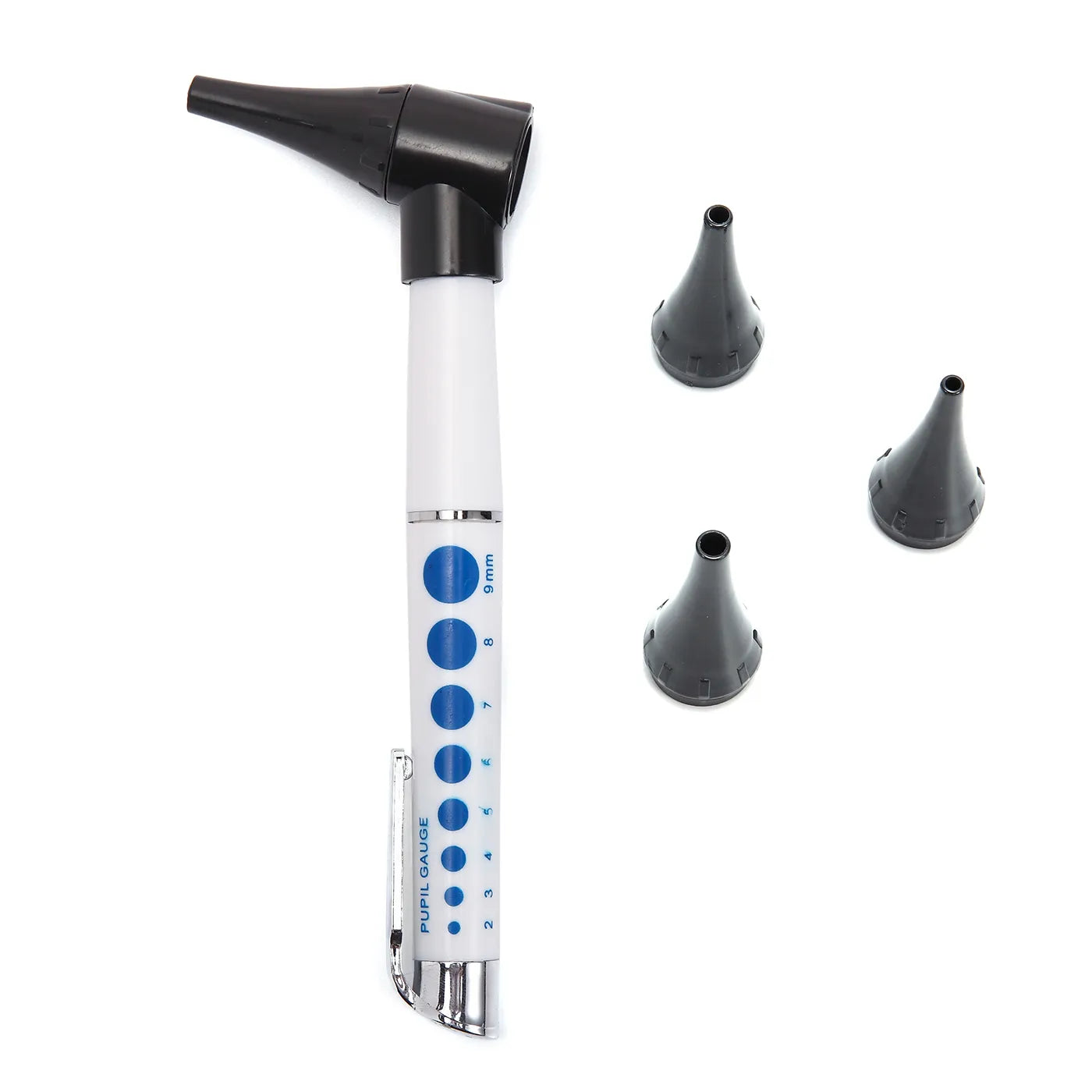 Clinical Diagnostic Ear Examination Set - Medical Otoscope & Ophthalmoscope Pen with Ear Light Magnifier & Cleaner