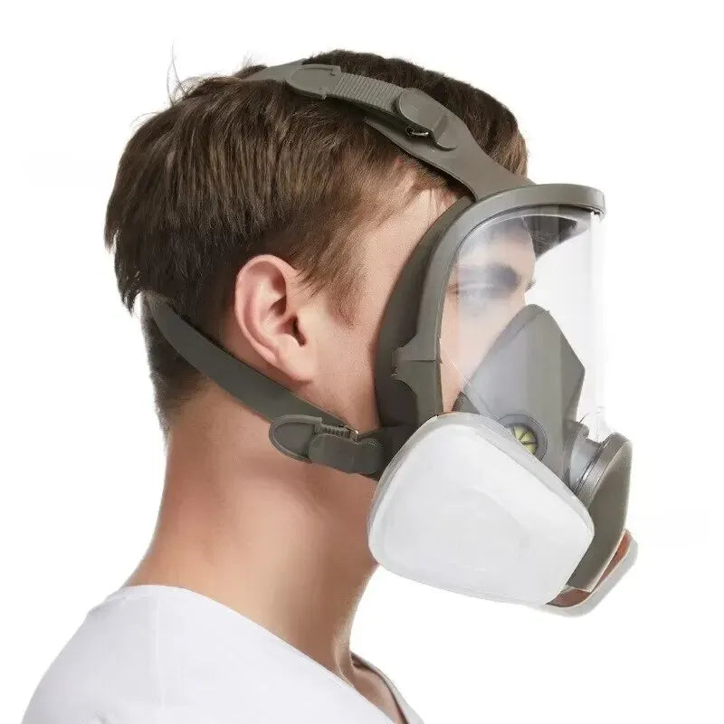 6800 Anti-Fog Gas Mask - Industrial Paint Spray Safety Work Dust Filter - Full Face Protection with Formaldehyde