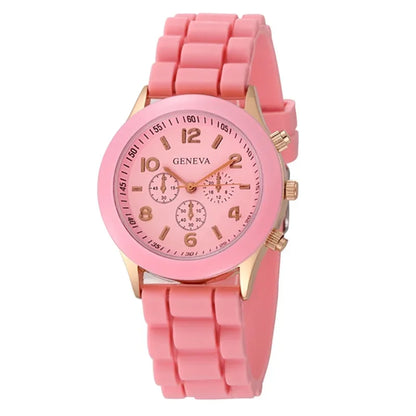 2023 New Fashion Luxury Women’s Watch – Quartz Wrist Watch with Silicone Strap, Brand Jewelry for Females – Relogio Feminino Zegarki