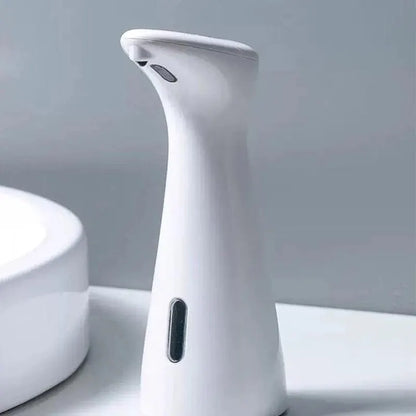 High-Quality Automatic Sensor Soap Dispenser: White ABS Waterproof Handpiece for Smart Bathroom Hand Washing