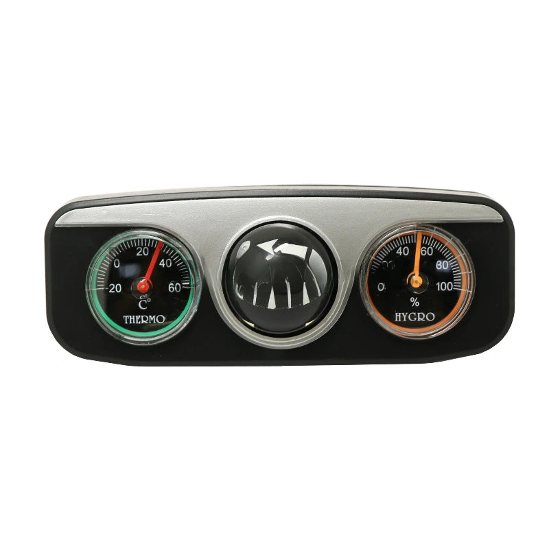 3 in 1 Multifunctional Car Guide Ball - Compass with Thermometer | Ideal Car Gift