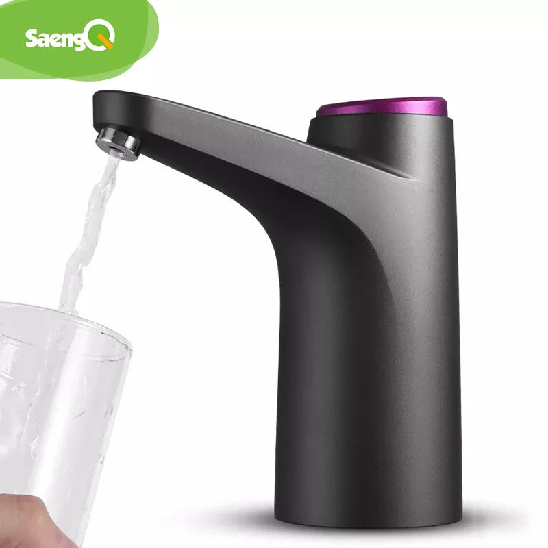 saengQ Automatic Electric Water Dispenser - Household Gallon Drinking Water Pump Bottle Switch, Smart Water Treatment Appliance