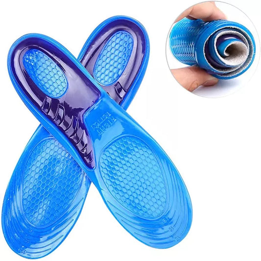 Orthotic Arch Support Insoles: Silicone Soft Shoe Inserts for Men & Women - Anti-Slip Sport Templates