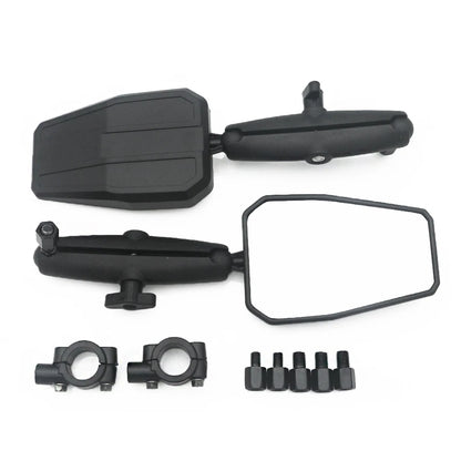 Universal Foldable Rear View Mirror for Motorcycles - Easy Installation & Adjustable Design