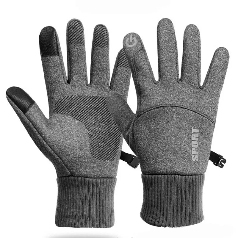 Winter Waterproof Gloves - Touchscreen, Windproof, Non-Slip for Sports, Fishing, Driving, Skiing and Cycling - Men’s and Women’s