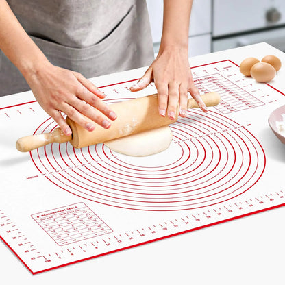 UNTIOR 1PCS Silicone Baking Mat: Kneading Pad for Pizza, Cake Dough - Non-Stick Kitchen Bakeware for Cooking and Grill Gadgets