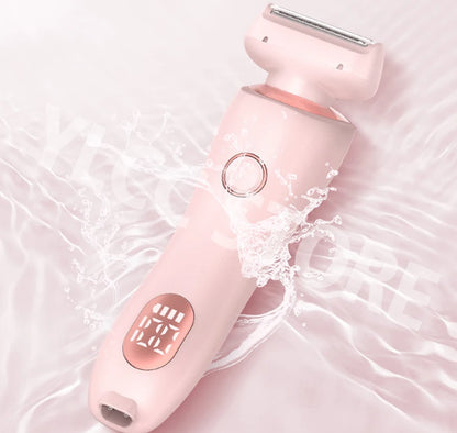 Electric Razors for Women - 2 in 1 Bikini Trimmer and Face Shavers, Hair Removal for Underarms, Legs, and Body