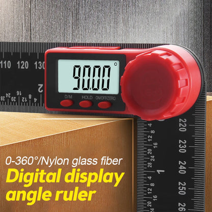 Digital Angle Ruler Inclinometer: Electronic Scale Goniometer Protractor Angle Detector - Measuring Tool (200/300mm)