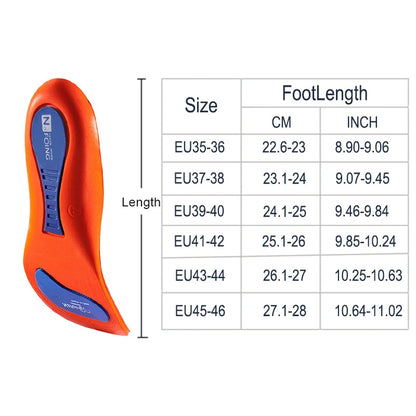 Orthotic Insoles for Flatfoot - Arch Support Running Insoles for Shoes, Orthopedic Foot Pressure Relief