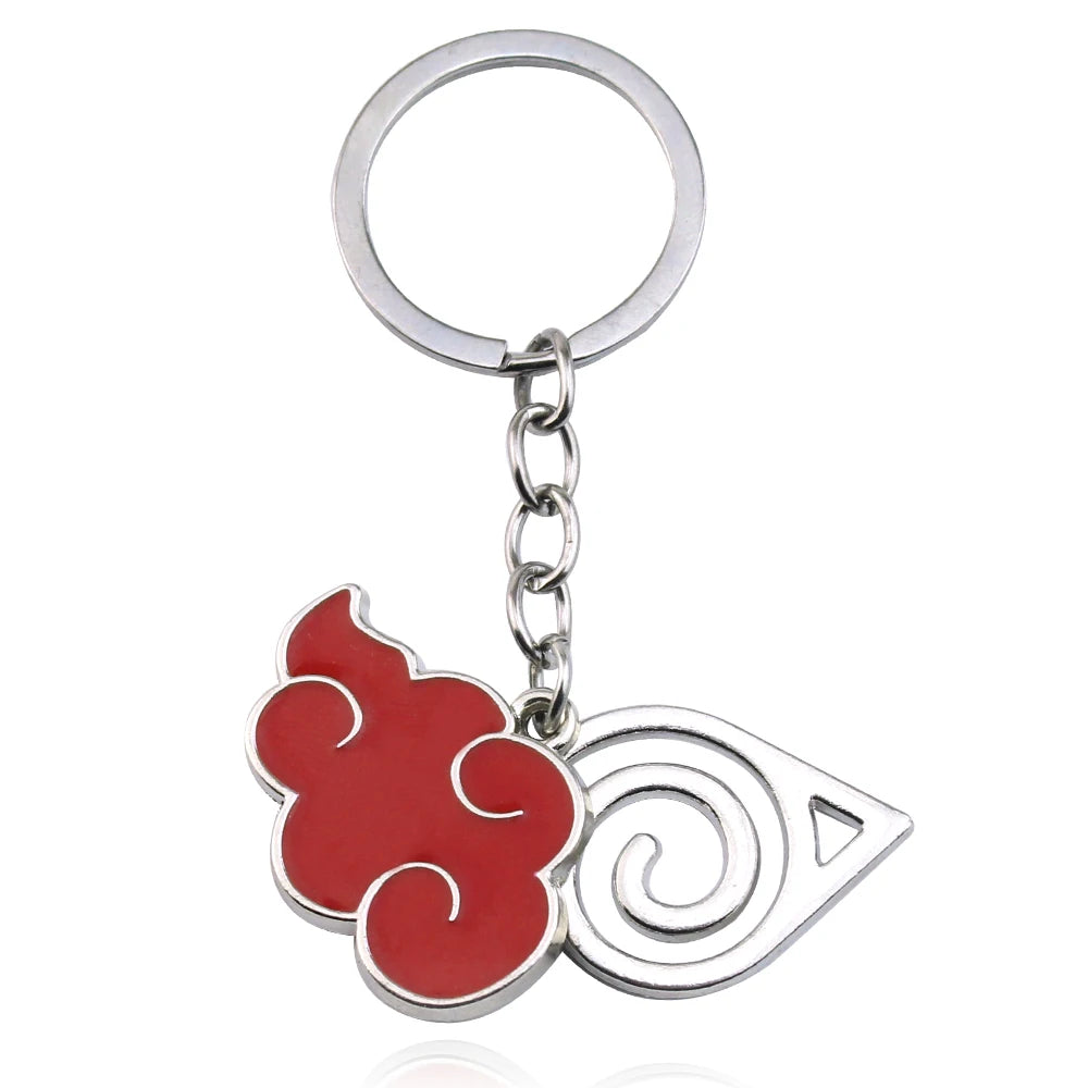 Anime Uchiha Itachi Sharingan Metal Keychain - Cartoon Key Ring Holder and Toy for Children, Ideal Gift