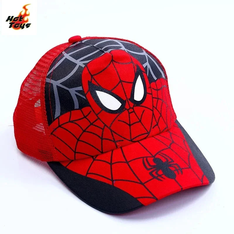 HotToys Spiderman Baseball Cap for Kids 3-7y - Superhero Sunhat, Cosplay Fashion Accessory, Boys and Girls Gift