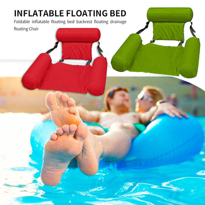 Pool Float Inflatable Mattress: Hammock Lounge Chair for Swimming Pool - Water Sports Toy, Float Mat, Pool Accessory