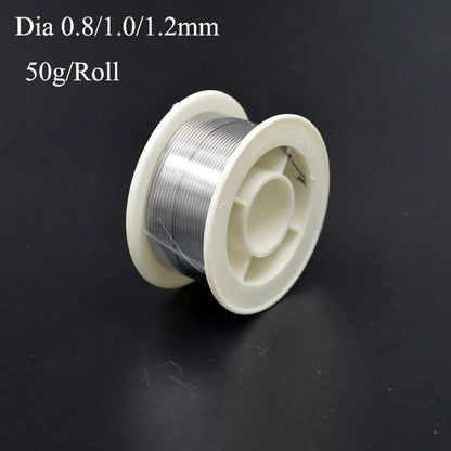 High Purity Soldering Wire - 8g-50g Per Roll, Dia 0.6/0.8/1/1.2mm Mixed Tin Rosin Core for Electrical Soldering