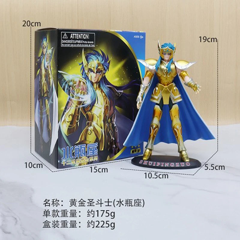 Japanese Anime Saint Seiya Phoenix Ikki, Hyoga, Seiya, Shiryu PVC Figure – 19cm Standing Toy for Collection and Decoration