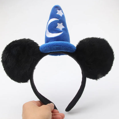 Mickey Mouse Plush Magic House Headwear: Disney Cosplay Decoration for Christmas Party - Cloth Hair Band for Adults and Children