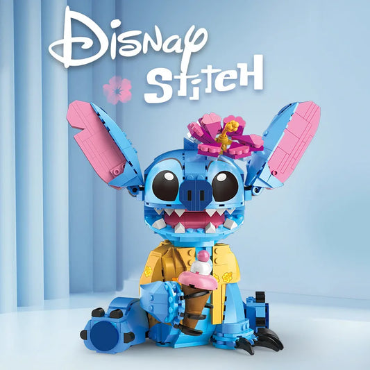 2024 Miniso Disney Stitch Building Blocks - Compatible Bricks for Boys and Girls, Ideal Birthday and Christmas Gift Toys