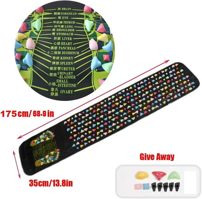 Finger Pressure Foot Massage Board – Health Walk Foot Pad, Imitation Goose Soft Stone Road Massage Pad